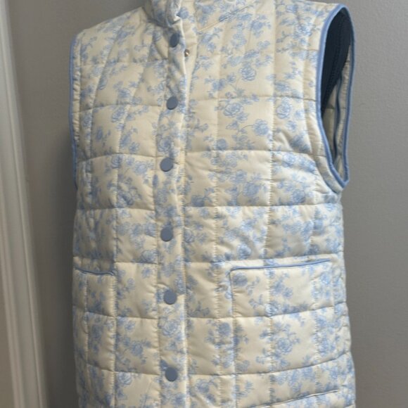 NWOT - YLLW Amelia Quilted Convertible Jacket — Blue Toile - Size M - $100 - Picture 5 of 7